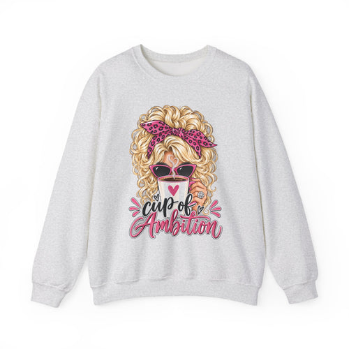 Cup of Ambition Coffee Lover Crewneck Sweatshirt