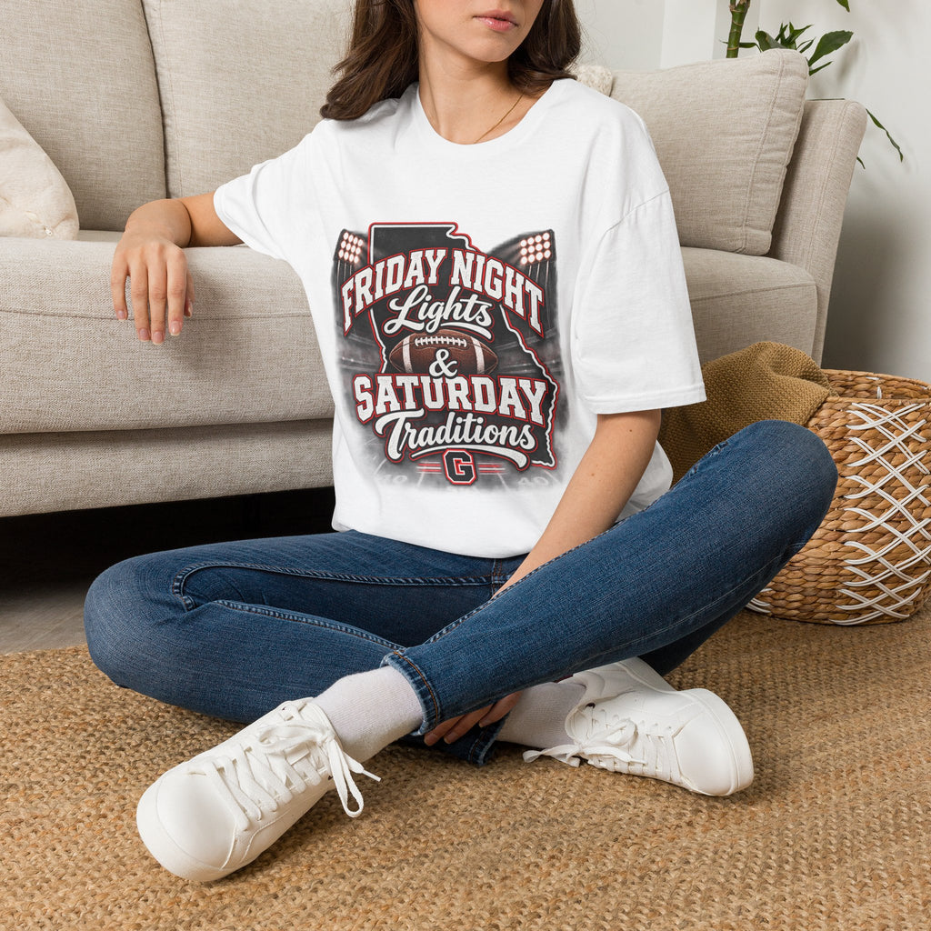Friday Night Lights & Saturday Traditions Football T-Shirt
