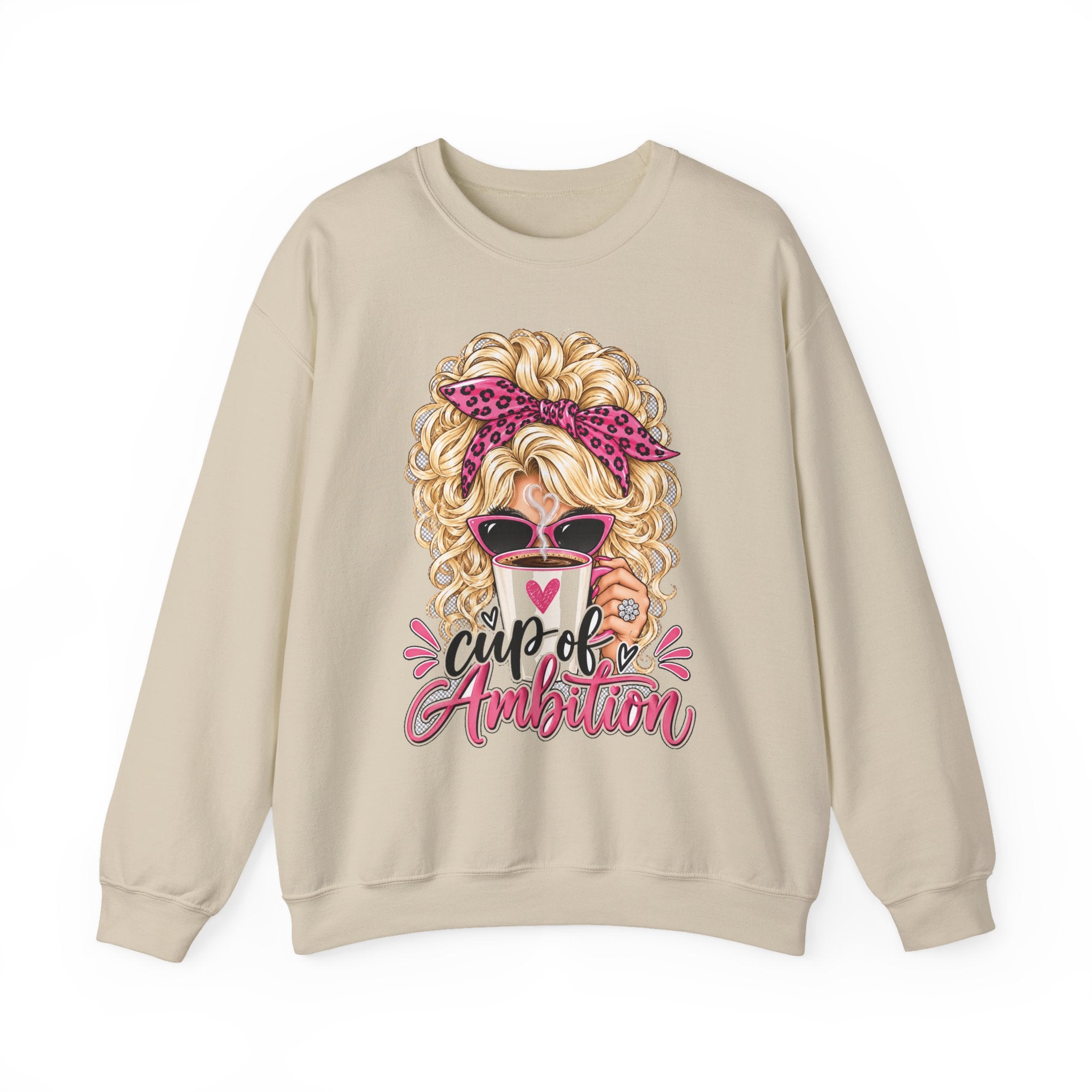 Cup of Ambition Coffee Lover Crewneck Sweatshirt