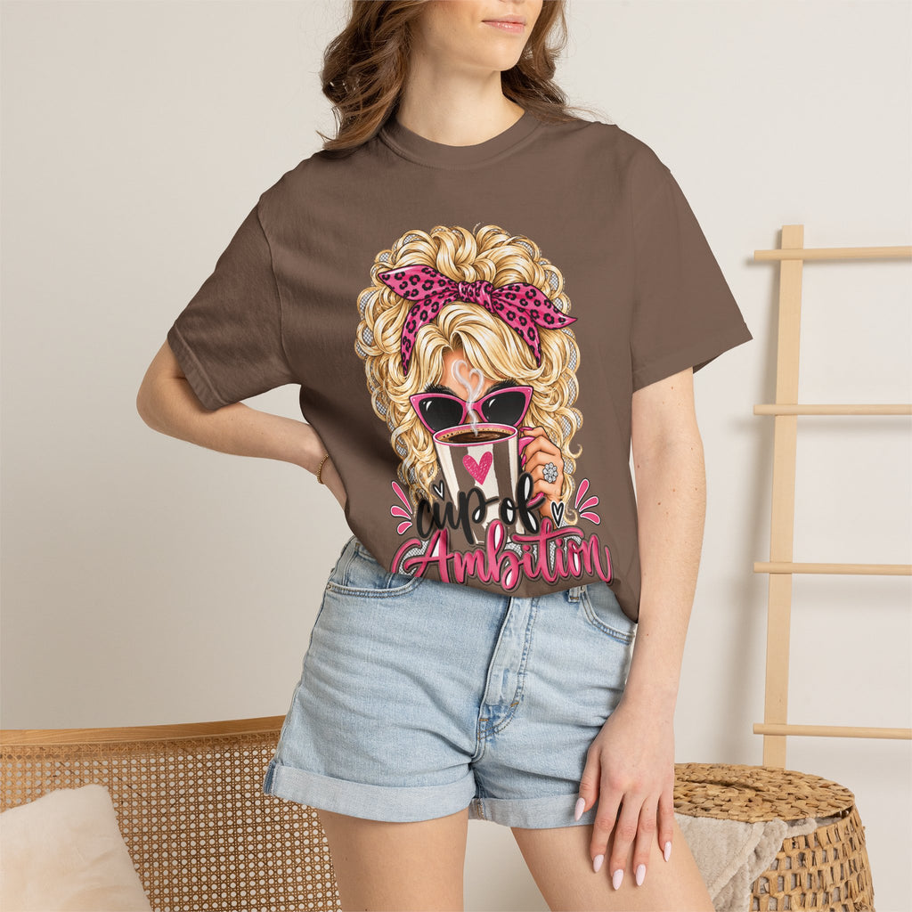 Cup of Ambition Coffee Lover Comfort Colors T-Shirt