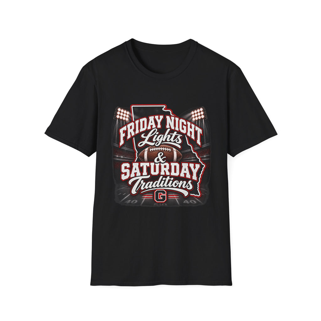 Friday Night Lights & Saturday Traditions Football T-Shirt