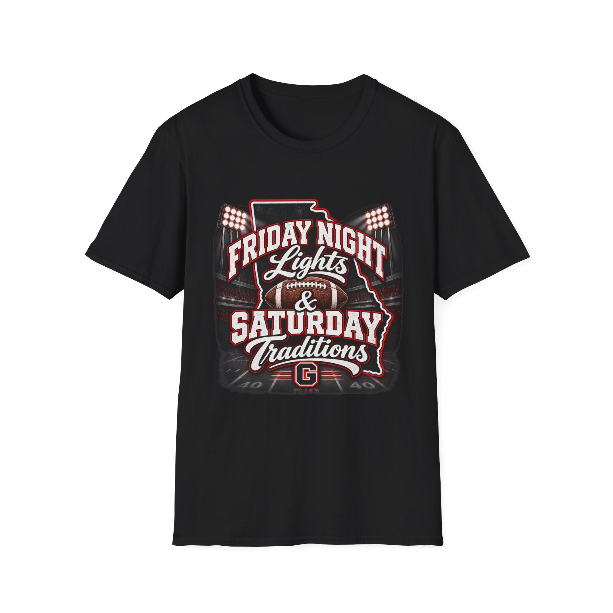 Friday Night Lights & Saturday Traditions Football T-Shirt
