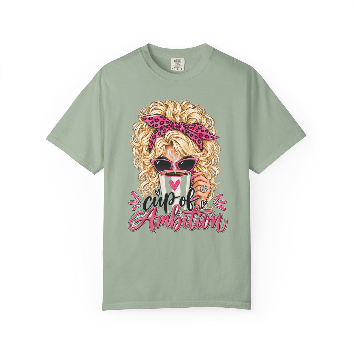 Cup of Ambition Coffee Lover Comfort Colors T-Shirt