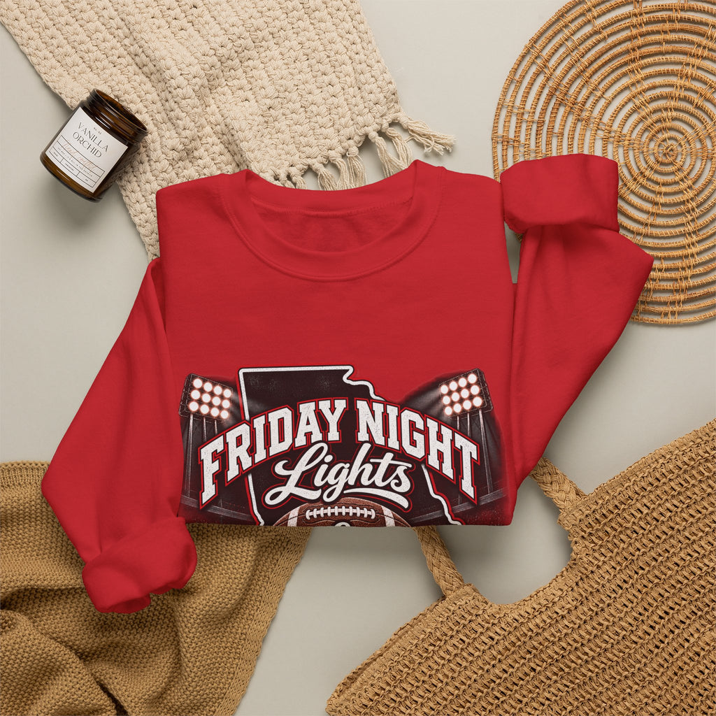 Friday Night Lights & Saturday Traditions Football Crewneck Sweatshirt
