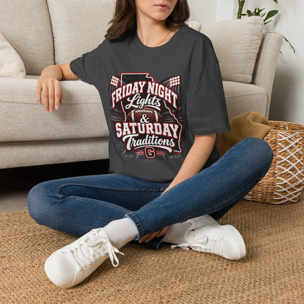 Friday Night Lights & Saturday Traditions Football T-Shirt