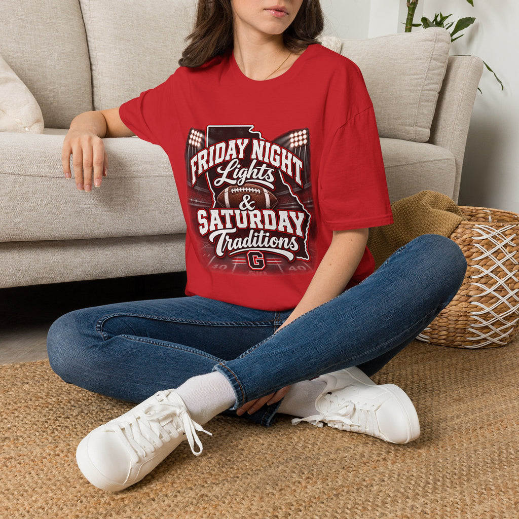 Friday Night Lights & Saturday Traditions Football T-Shirt