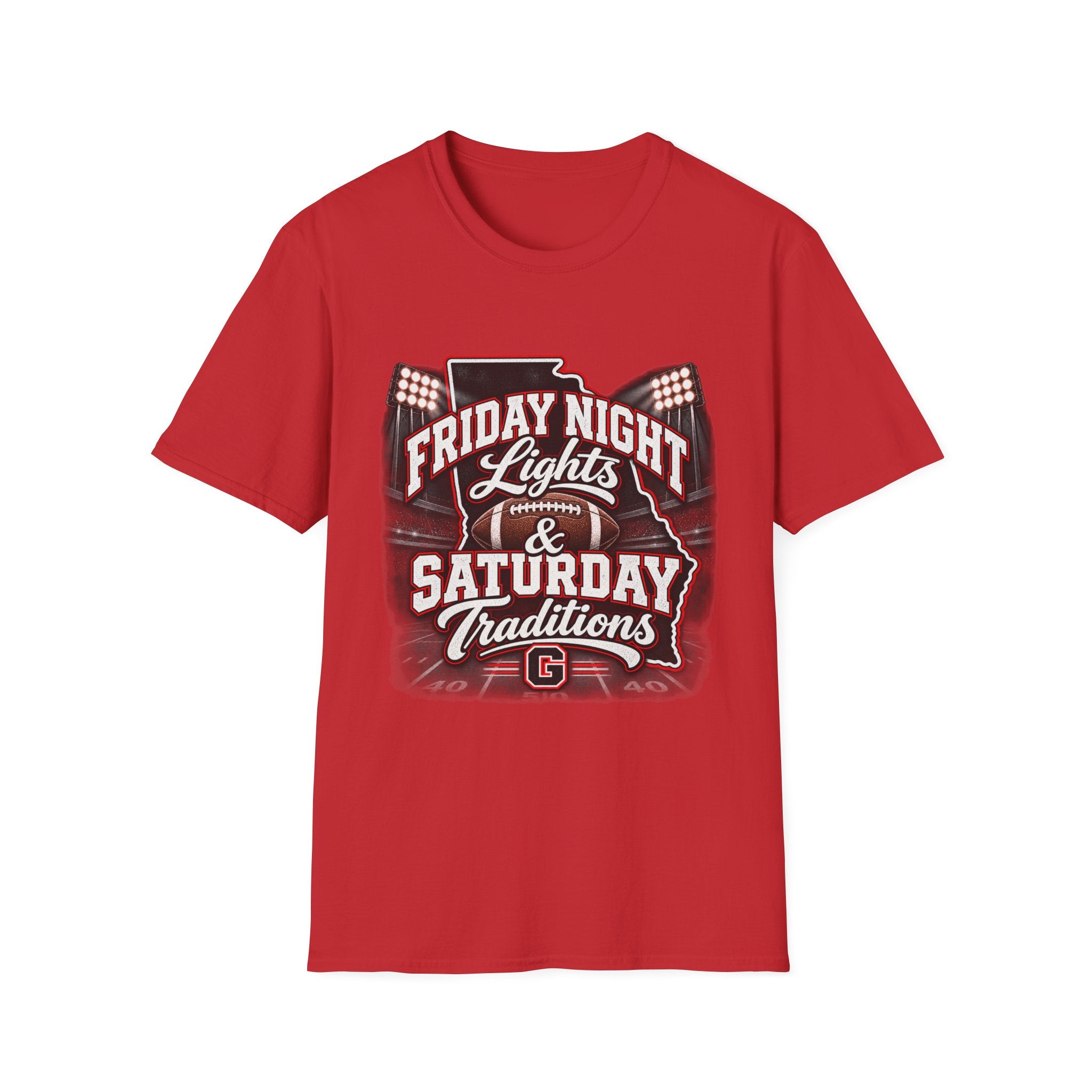 Friday Night Lights & Saturday Traditions Football T-Shirt