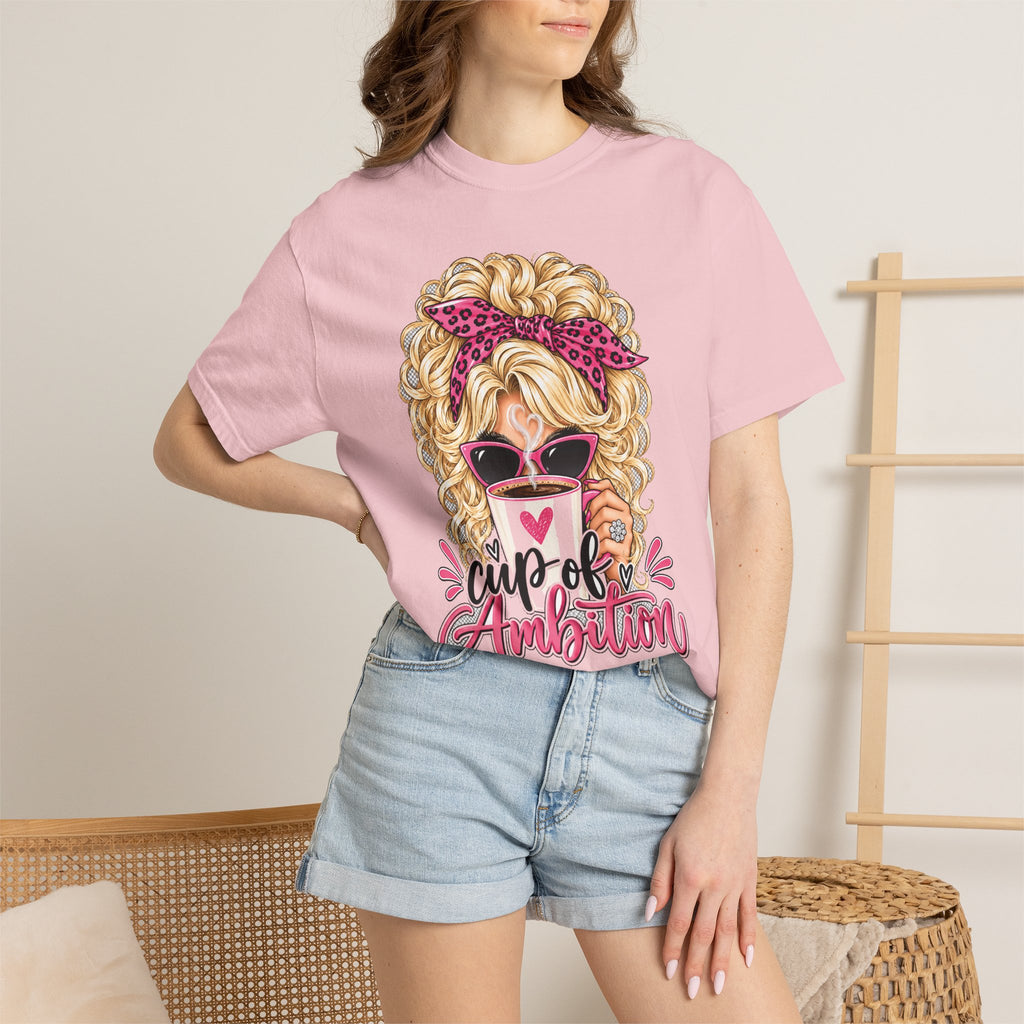 Cup of Ambition Coffee Lover Comfort Colors T-Shirt